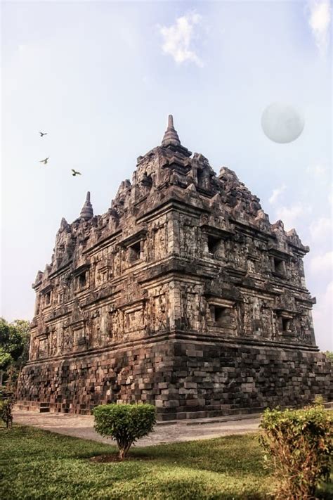 Beautiful Temples on the Island of Java Stock Image - Image of ...