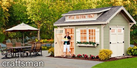 The Craftsman Shed makes a great workshop or gardener's haven ...