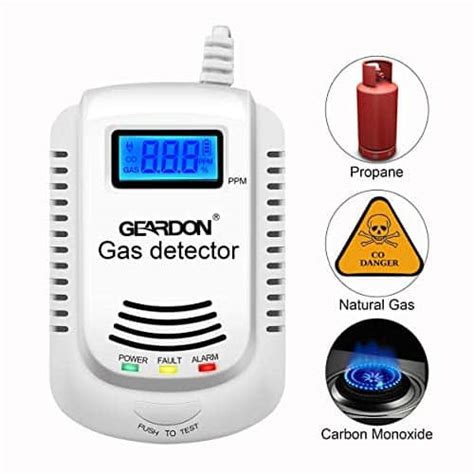 GEARDON Natural Gas Detector Home Gas/Methane/Propane Alarm