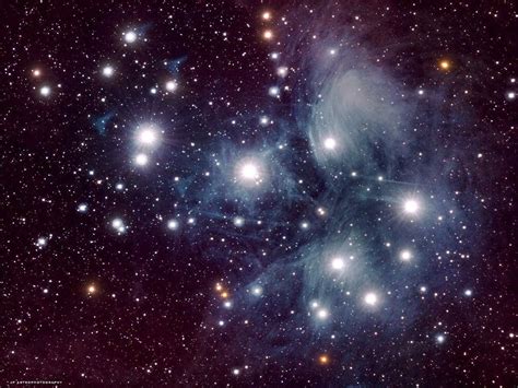 Seven Sisters Star Cluster Metal Print pleiades M45 - Etsy