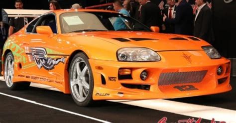 Iconic Orange Toyota Supra From Fast and Furious Auctioned for INR 4.08 Crore