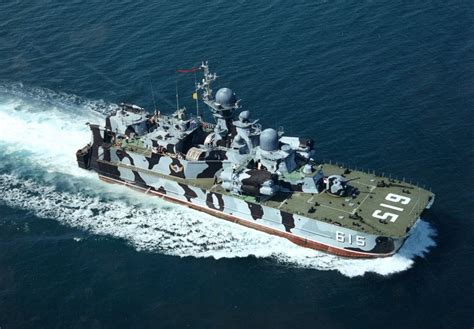 Bora class corvette of the Russian Navy, based a surface effect ship / sidewall hovercraft ...