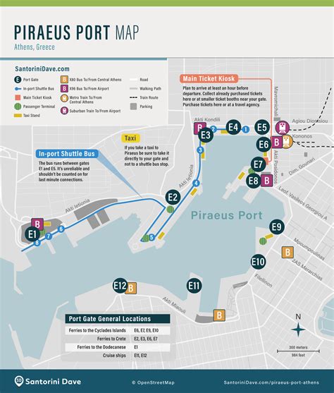 Piraeus Ferry Port - Terminal, Map, Routes, Hotels