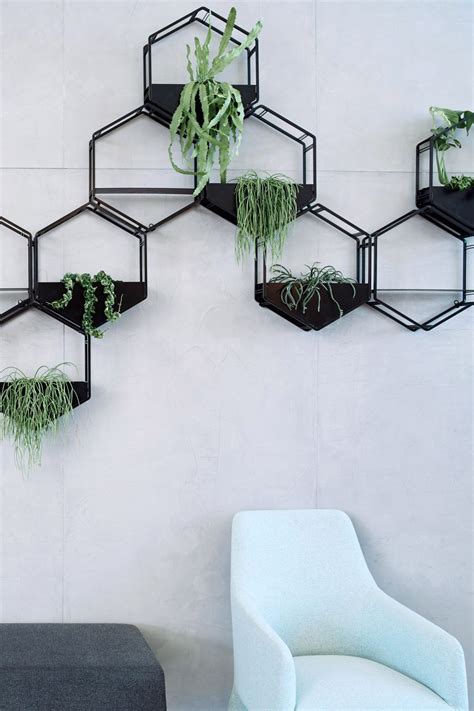 Wabe Wall Planter - Oblica Melbourne | Modern Designer Fireplaces | Wall planters indoor, Wall ...