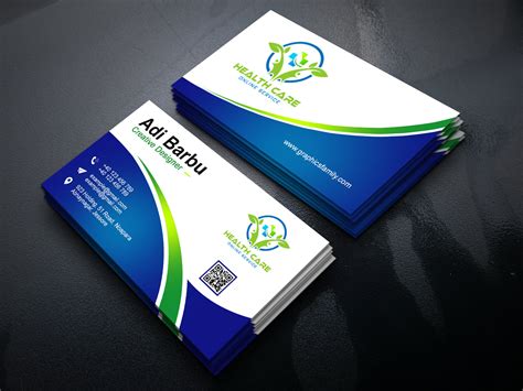 Healthcare Professional Business Card Design – GraphicsFamily