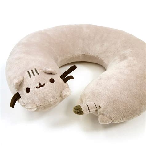 GUND Pusheen Cat Plush Stuffed Animal Travel Neck Pillow, Gray, 11 11 4060080 Pillows - blog ...