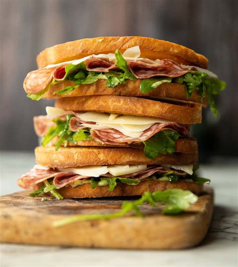 Simply Delicious Salami Sandwiches | Something About Sandwiches