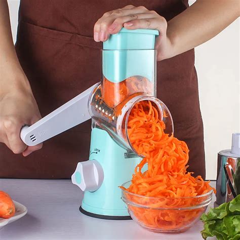 Multifunctional Manual Vegetable Spiral Slicer Chopper Slicer Cheese Grater Clever Vegetable ...