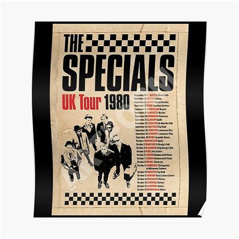 "THE SPECIALS" Poster for Sale by shopJISA | Redbubble