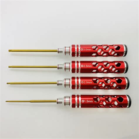 Hex Screwdriver Set 1.5mm, 2.0mm, 2.5mm and 3.0mm | optiglobal.co