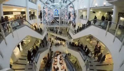 Christmas Shopping Mall Timelapse on Make a GIF