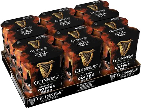 Guinness Cold Brew Coffee Beer 4%, 440ml can, 24 pack : Amazon.co.uk: Grocery