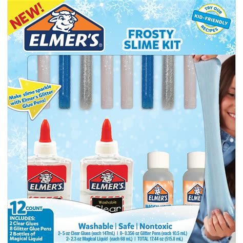 Elmer's Seasonal Slime Kits, Frosty Slime Kit - Walmart.com