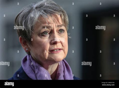 London, UK. 21st Jan, 2024. Yvette Cooper, MP, Shadow Home Secretary ...