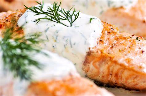 Poached Salmon with Dill Sauce | Unorthoboxed