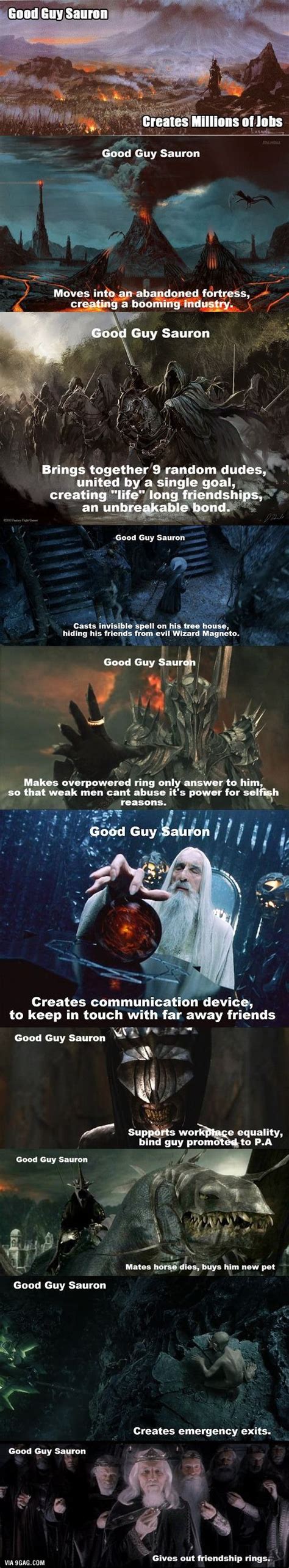 10 reasons why Sauron was a good guy but just misunderstood. - Gaming | Lord of the rings, Funny ...