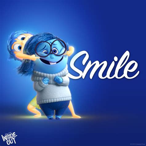 Turn that frown upside down! #WorldSmileDay | Disney, Sadness inside out, Disney inside out