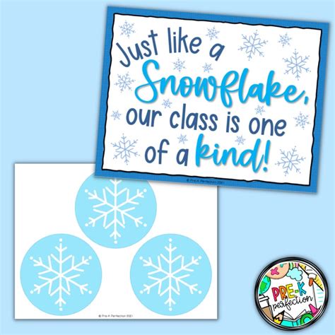 Snowflake Bulletin Board Winter Bulletin Board Snowy Day - Etsy