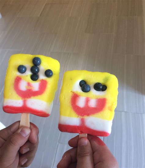 To make a spongebob popsicle : r/therewasanattempt