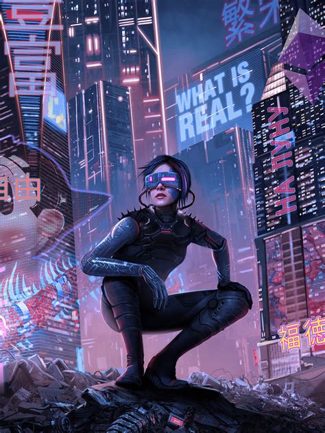 Hình nền : Cyberpunk, hình minh họa, nghệ thuật số, woman crying, Thành phố tương lai, Robot ...