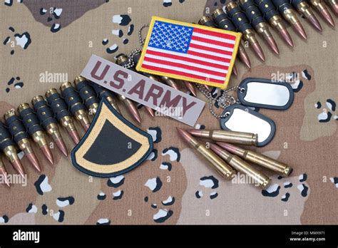 US ARMY concept on camouflage uniform Stock Photo - Alamy