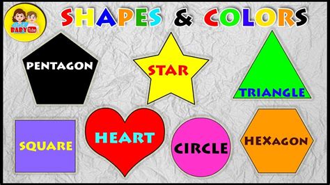 Learn about Shapes and Colors - Fun Activity for Children - YouTube