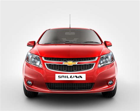 Chevrolet Sail Hatchback Front View 'Red'