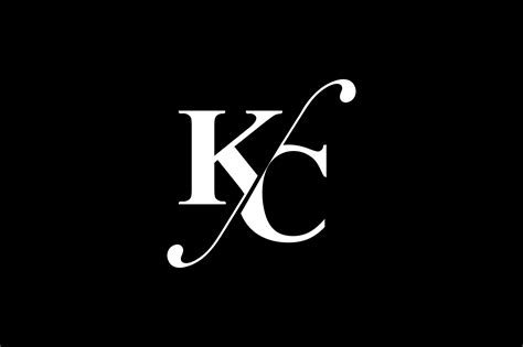 KC Monogram Logo Design By Vectorseller | TheHungryJPEG.com