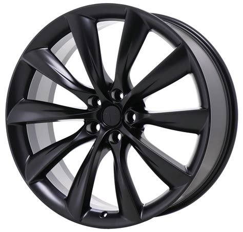 TESLA MODEL X 2016 - 2019 SATIN BLACK Factory OEM Wheel Rim (Not Replicas) - Walmart.com ...