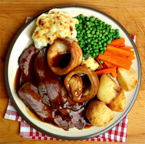 Roast Beef with Onion Gravy and Mustard Yorkies - A Cornish Food Blog ...