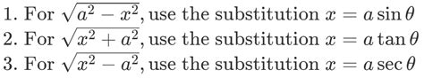 Integration with trigonometric substitution | StudyPug