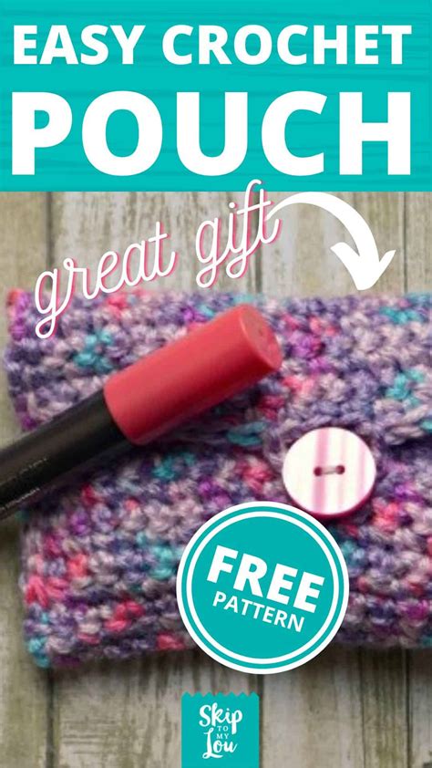 Easy Crochet Pouch (Even for Beginners) | Skip To My Lou