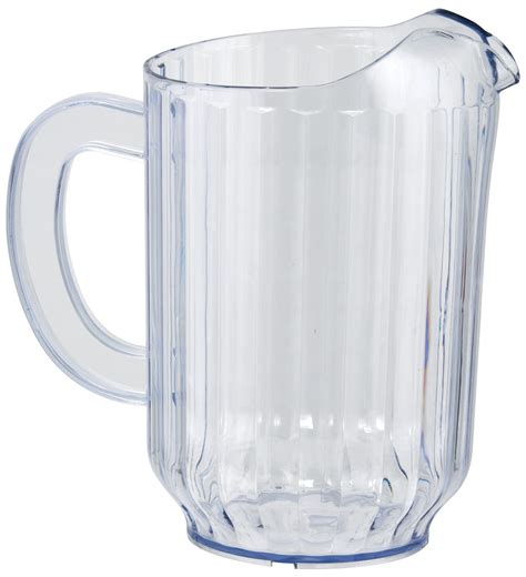 Winco WPS-60 Clear Plastic 60 oz. Water Pitcher - LionsDeal