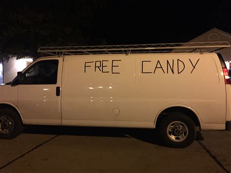 I actually saw a ‘Free Candy’ van during Halloween. : r/mildlyinteresting