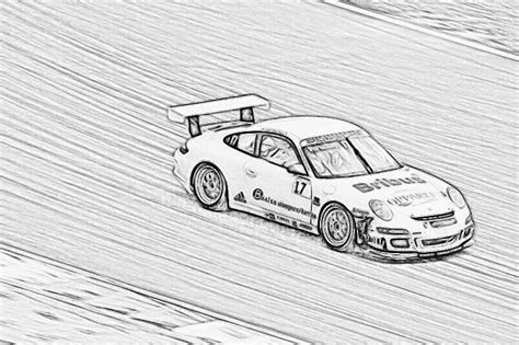 Porsche race car, sketch by Awesome-Sketches on DeviantArt