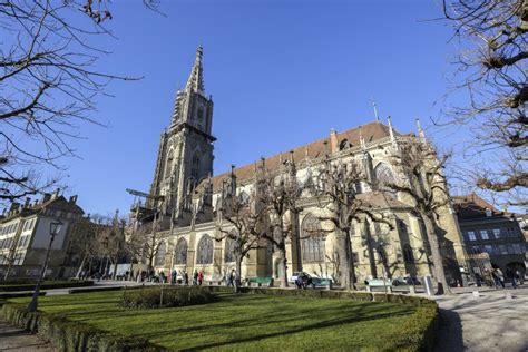 Switzerland, the Bern Cathedral Editorial Stock Photo - Image of bern ...