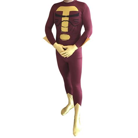 Turbo Man Costume Jingle All The Way Christmas Movie Cosplay Superhero Turboman - Walmart.com ...