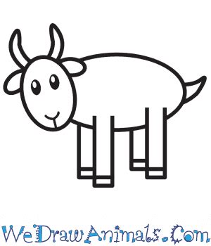 how to draw an easy goat - adelaidadowker