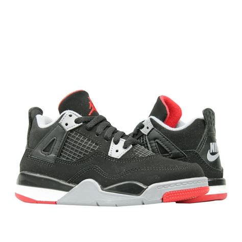 Jordan - Nike Air Jordan 4 Retro (PS) Little Kids Basketball Shoes Size ...