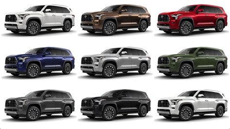 All New 2023 Toyota Sequoia - Colors and Trims - YouTube