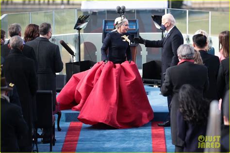 Lady Gaga Performs the National Anthem at Presidential Inauguration ...