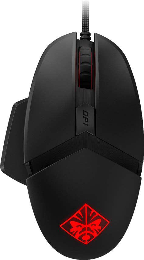 Best Buy: HP OMEN Reactor Wired Optical-Mechanical Gaming Mouse with RGB Lighting Black 2VP02AA#ABL