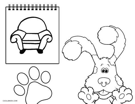 Blues Clues Coloring Pages Notebook