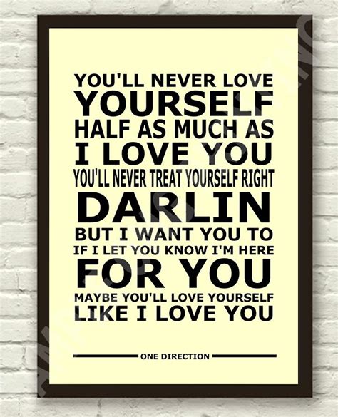 One Direction Little Things Lyrics Typography Art Poster Print A4 A3 6x4 10x15 | eBay