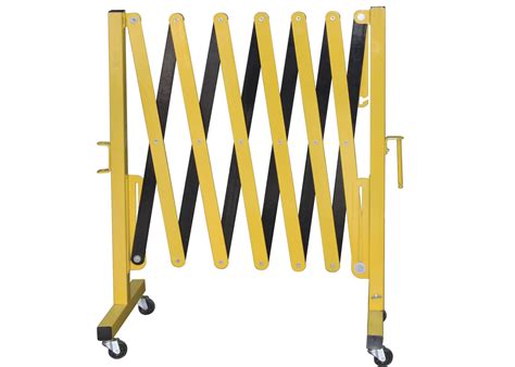 Metal Expandable Barrier Gates , Portable Folding Safety Barrier With ...