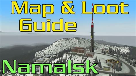 DayZ Namalsk Map and Loot Guide - (With Fly-overs) - ArmA 2 - YouTube