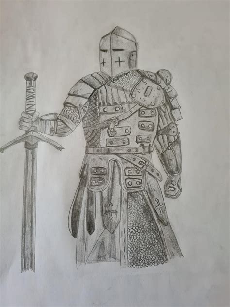 Warden from for honor : r/drawing