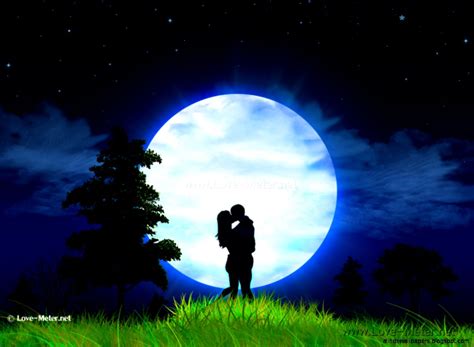 Romantic Love Beautiful Moon Hd Wallpaper | All HD Wallpapers