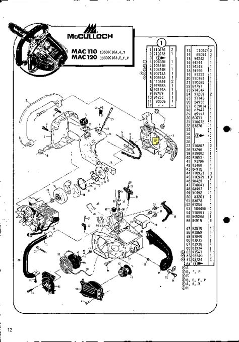 Mac 3200 Chainsaw Diagram