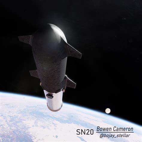 My starship SN20 render! : r/SpaceXLounge